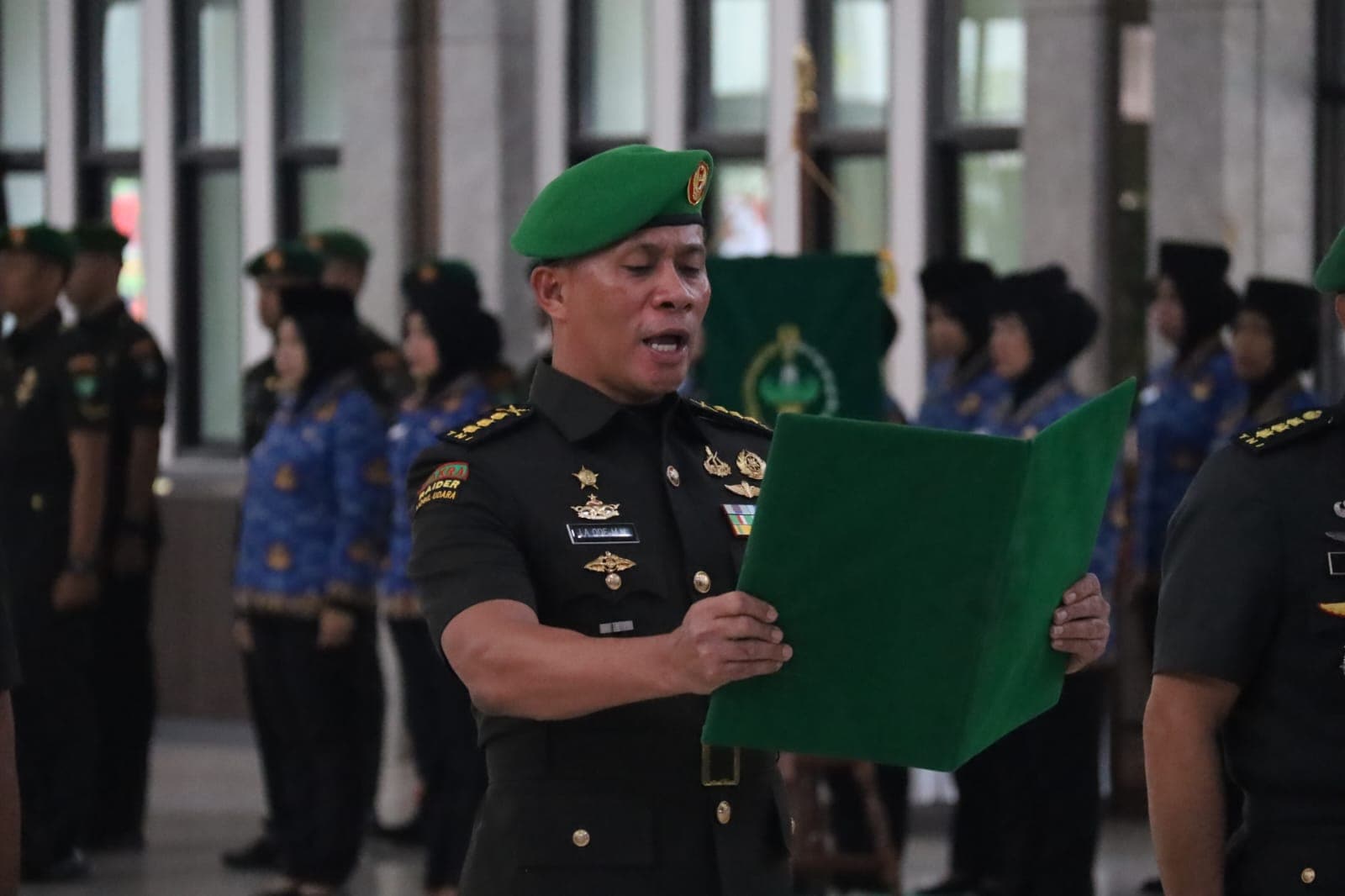 Kodam XIX Tuanku Tambusai Lakukan Regenerasi, Dua Pejabat Utama Siap Lanjutkan Pengabdian
