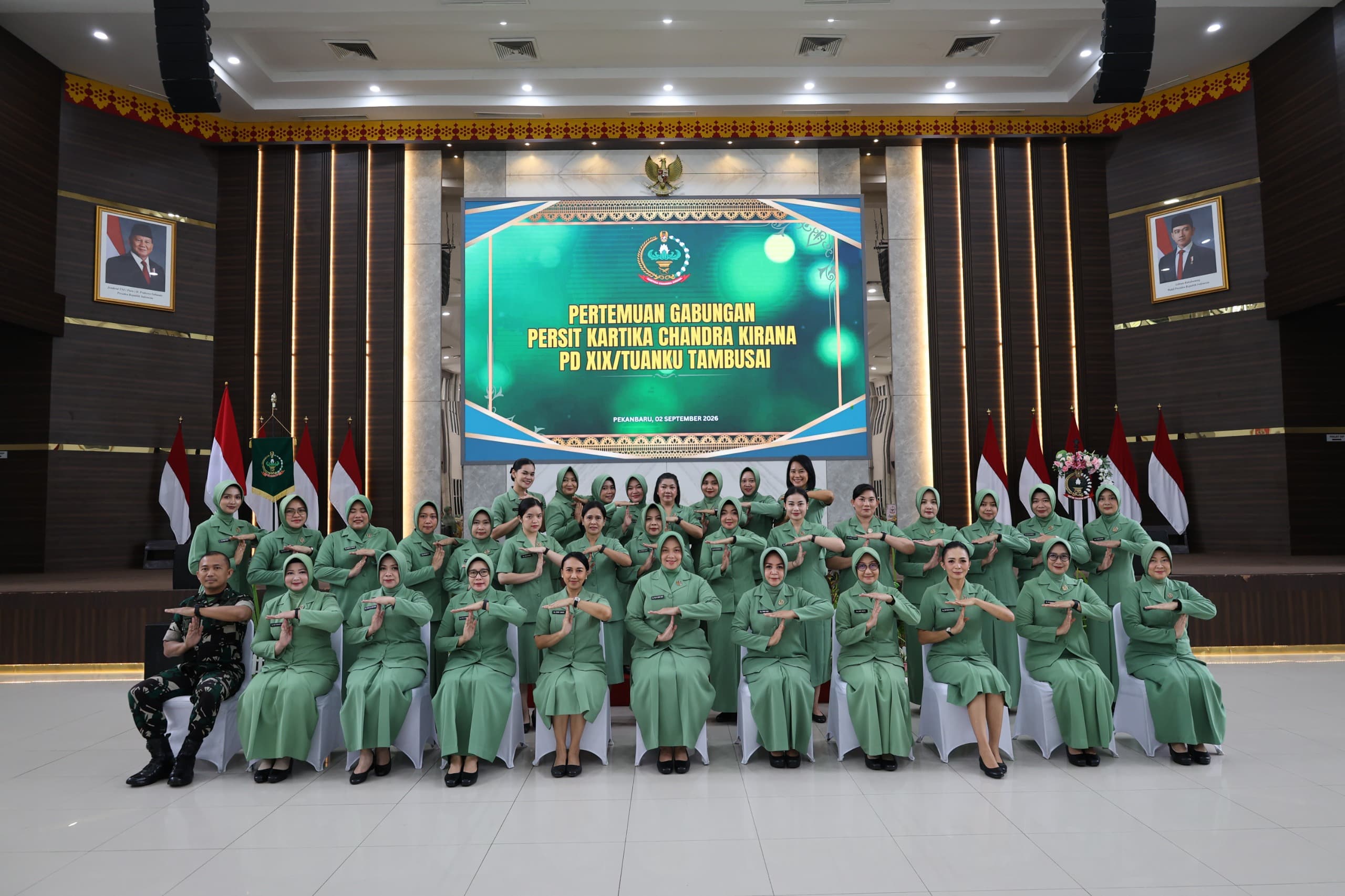 Kodam XIX/Tuanku Tambusai Perkuat Persit, Dari Ketahanan Keluarga hingga Kemandirian UMKM