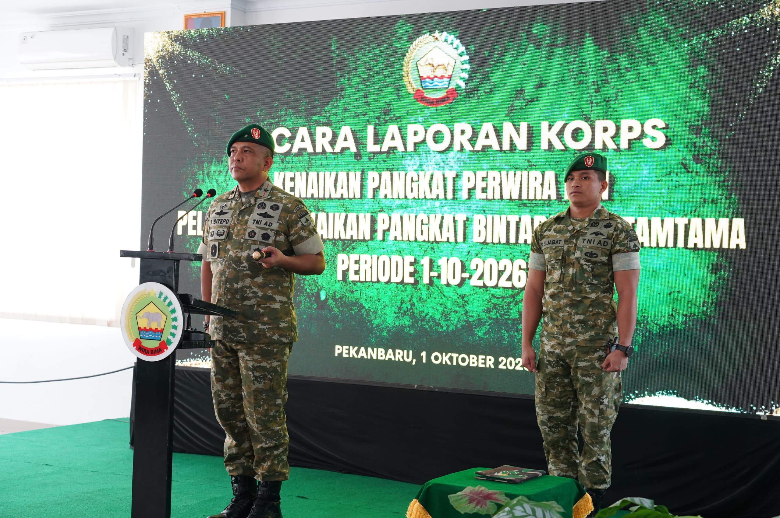 Kenaikan Pangkat Prajurit, Danrem 031/WB: Wujud Penghargaan Atas Dedikasi dan Pengabdian