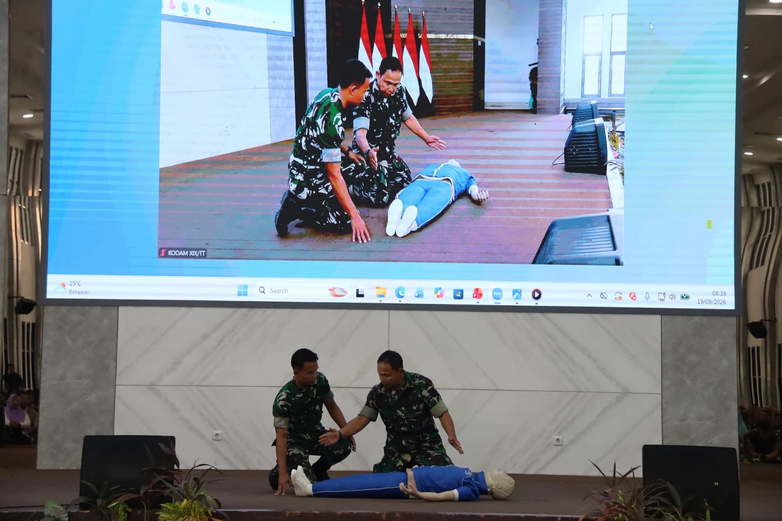 Kasdam XIX/Tuanku Tambusai Pimpin Pelatihan BHD, Tingkatkan Kesiapsiagaan Masyarakat Hadapi Kondisi Darurat